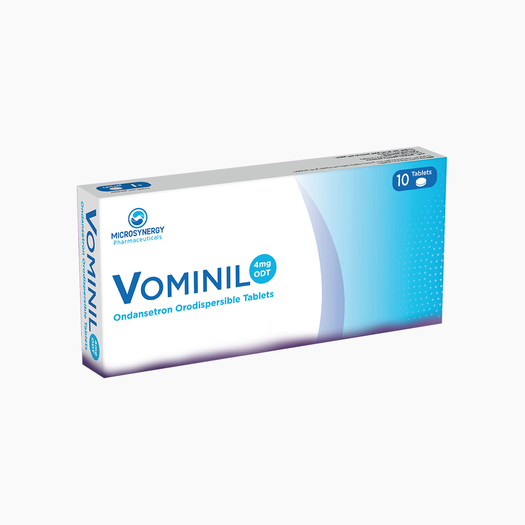 VOMINIL 4MG 10T packaging visual
